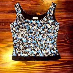 Tahari Arthur S. Levine Women’s Sleeveless Silk Tank Top